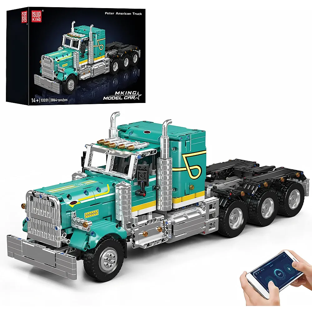 Mould King Model Cars Ferngesteuerter American Truck 13201