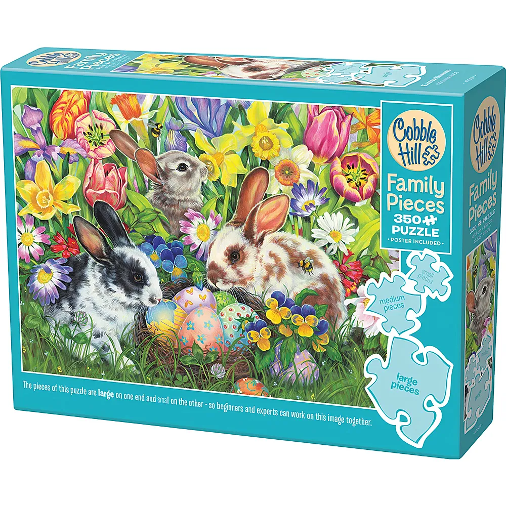 Cobble Hill Puzzle Donna Race Easter Bunnies - 350 Teile