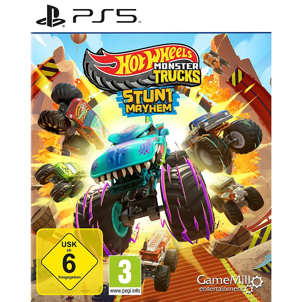 GameMill Hot Wheels Monster Trucks: Stunt Mayhem PS5 D