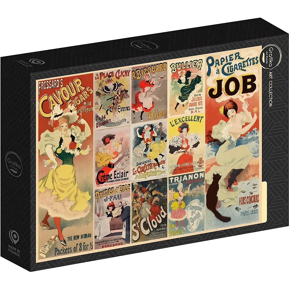Grafika Puzzle Art Collection Georges Meunier - Les Affiches - 2000 Teile