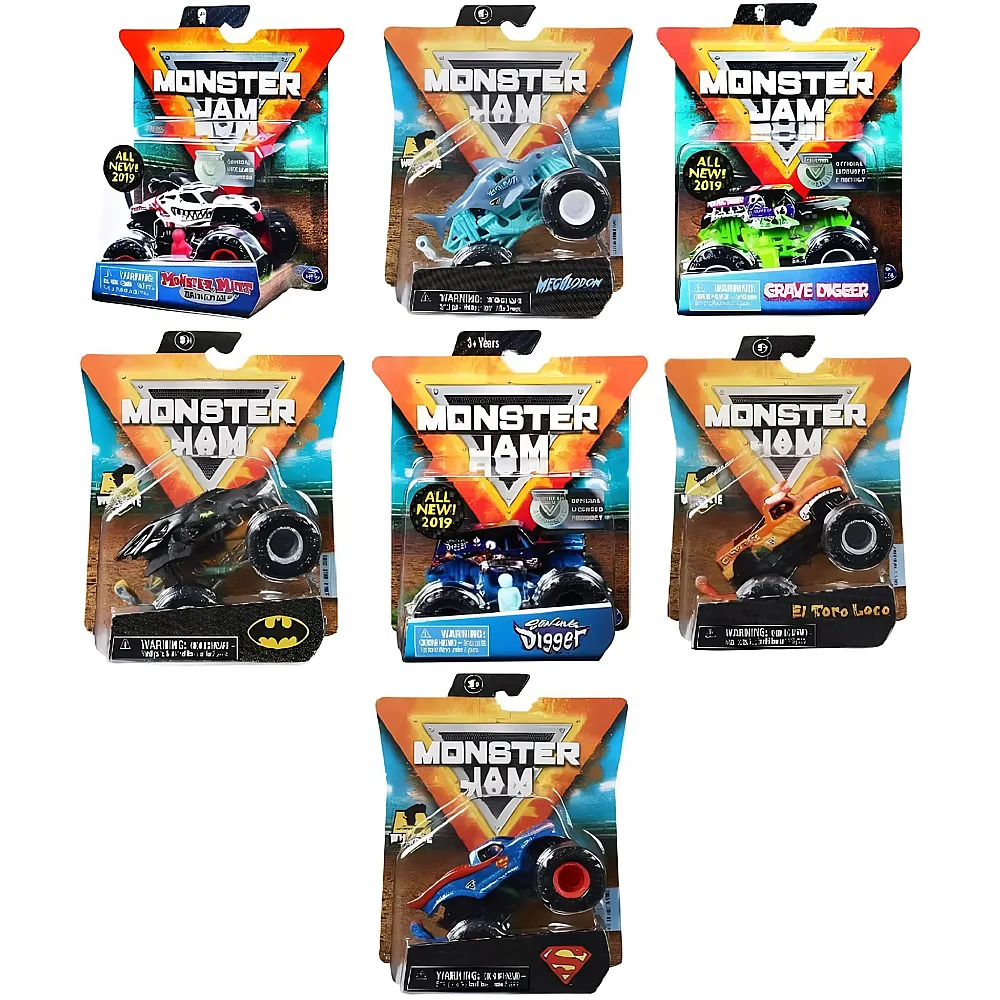 meinspielzeug - Spin Master Monster Jam Original Monster Jam Truck mit Zubehör - 1:64 | Autos