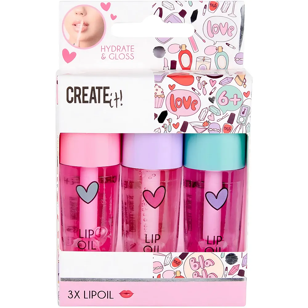 Create It Lippen�l 3Teile