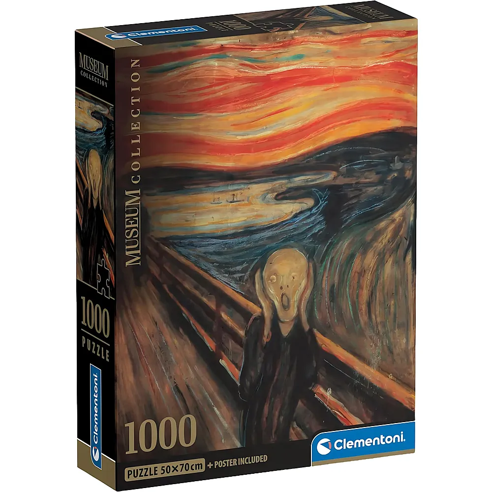 Clementoni Puzzle Museum Collection The Scream - 1000 Teile