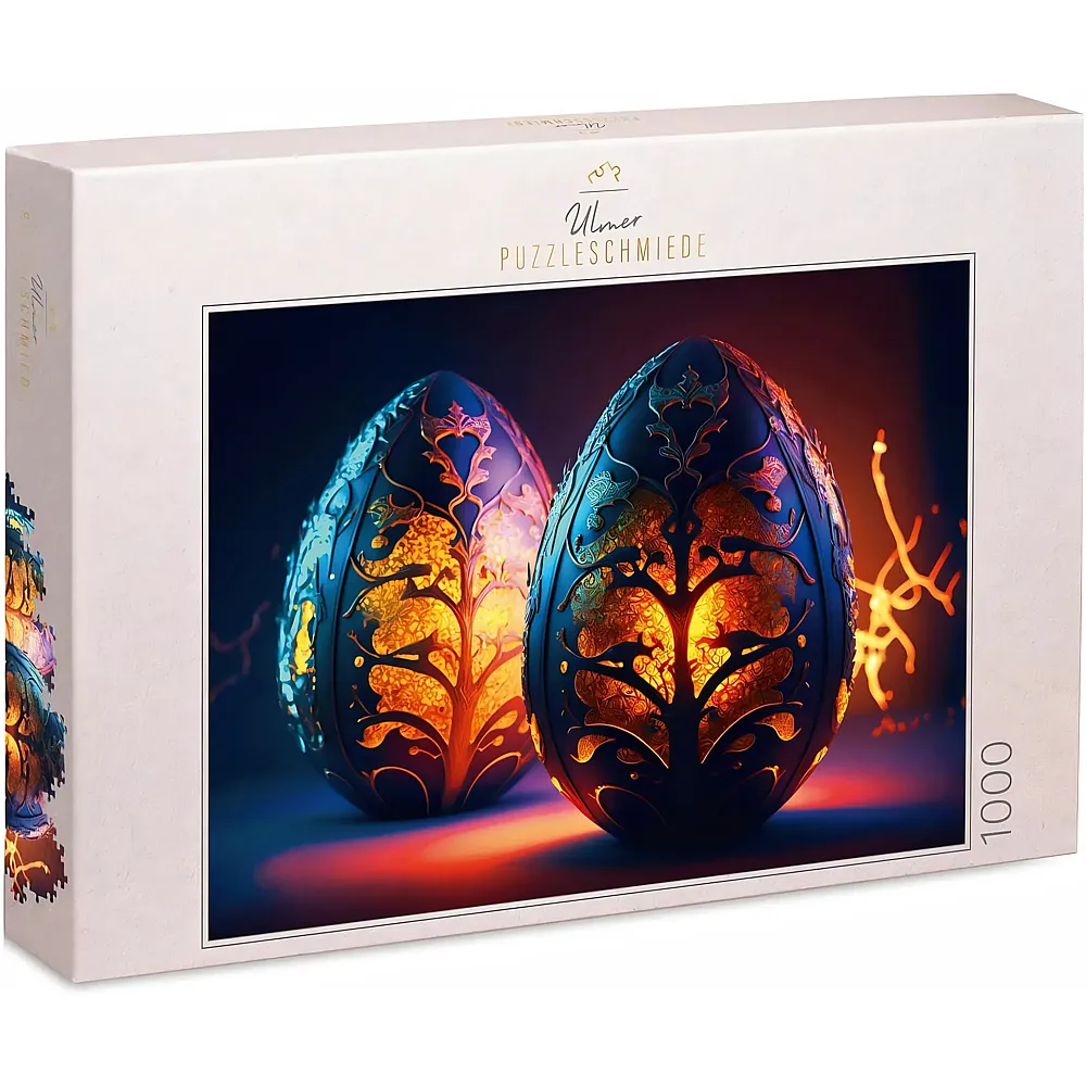 Ulmer Puzzleschmiede Drachenei - anspruchsvolles Drachen-Motiv - 1000 Teile