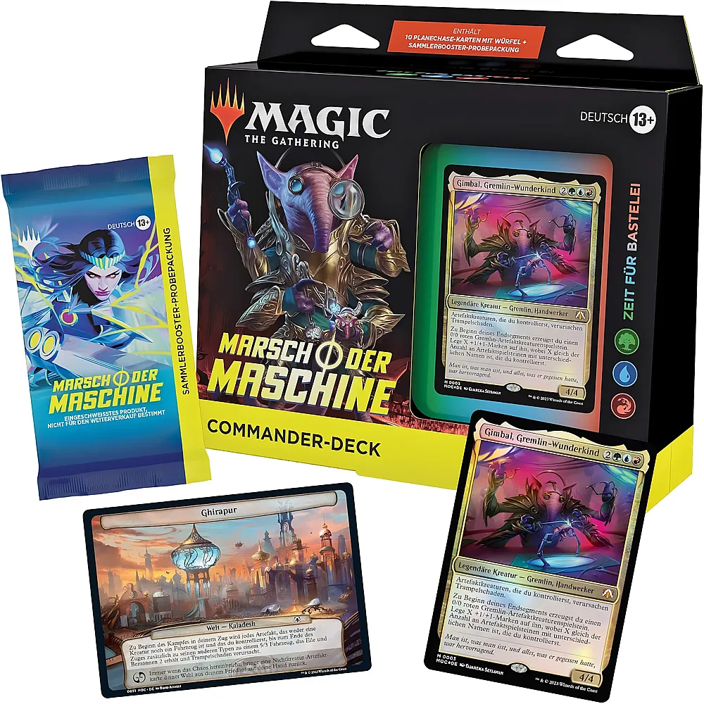 Magic The Gathering Marsch der Maschine Commander-Deck - Zeit f�r Bastelei - Deutsch
