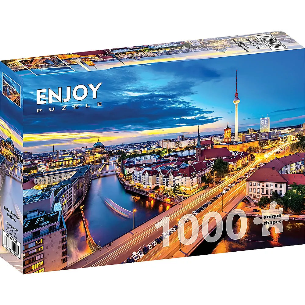 Enjoy Puzzle Berlin Cityscape by Night - 1000 Teile
