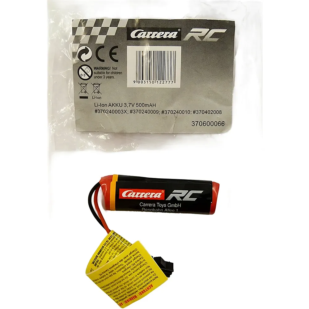 Carrera RC Zubeh�r R/C Li-Ion Akku 3.7 - 500 mAh