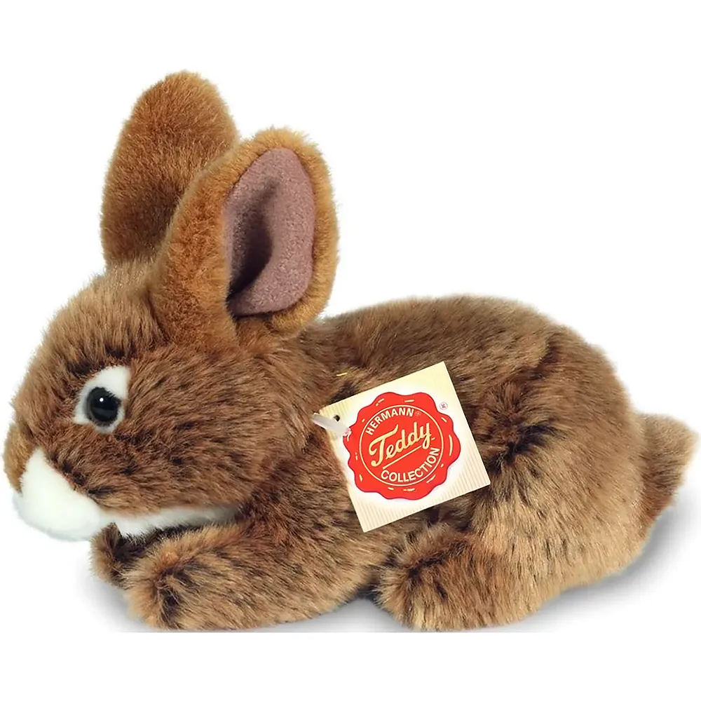 Teddy-Hermann Hase sitzend Braun - 19 cm - Hasen Pl�sch