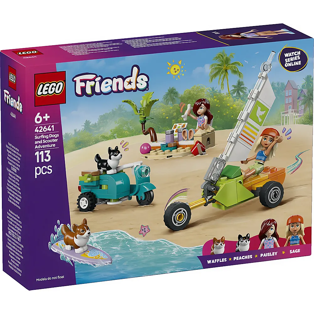LEGO Friends Strandabenteuer mit Hunden 42641