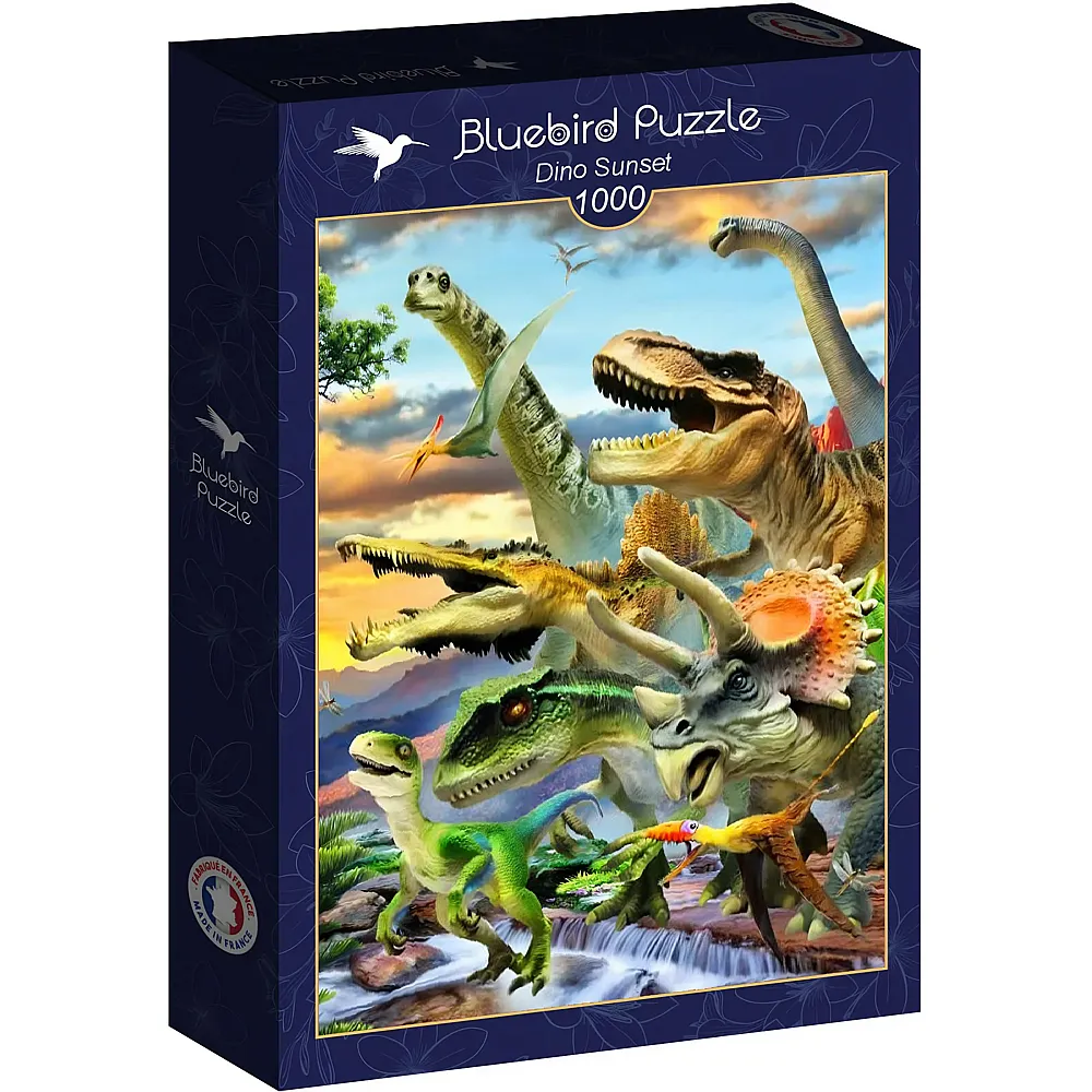 Bluebird Puzzle Dino Sunset - 1000 Teile