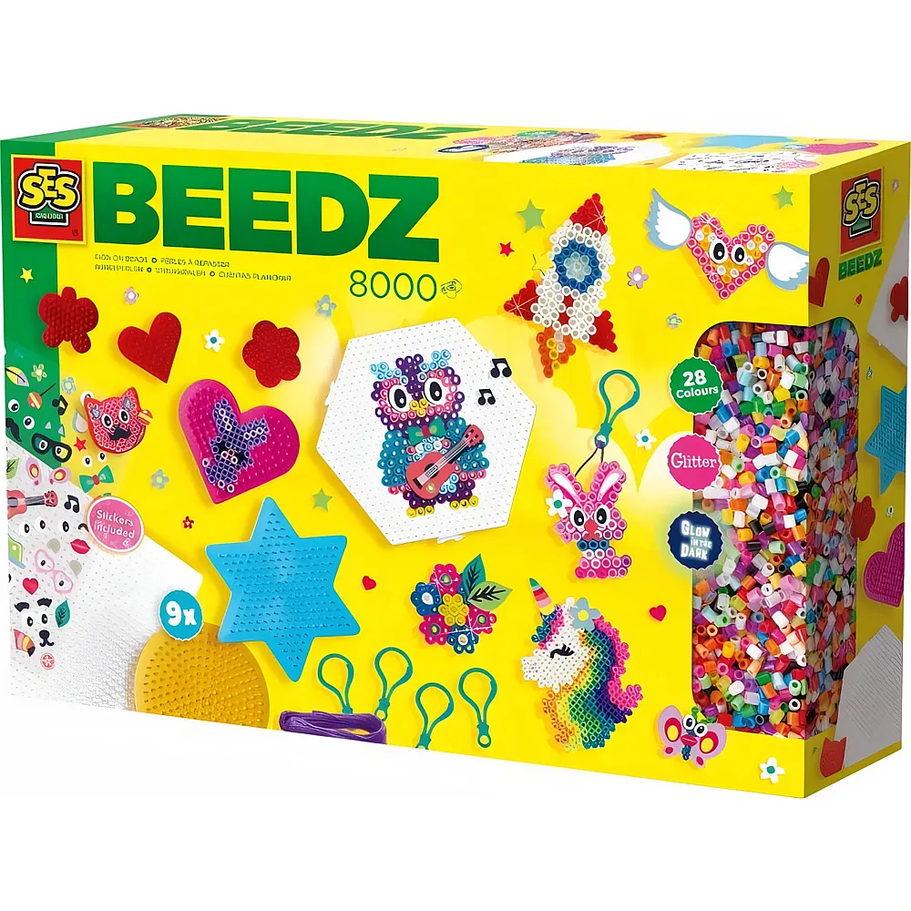 SES Beedz B�gelperlen Mega Bastelset - 8000 Teile