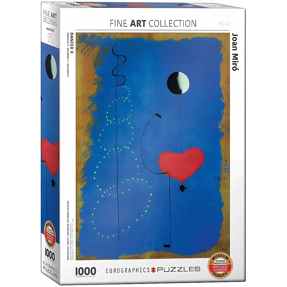 Eurographics Puzzle Joan Miro - Ballerina II - 1000 Teile | Puzzle 1000 Teile