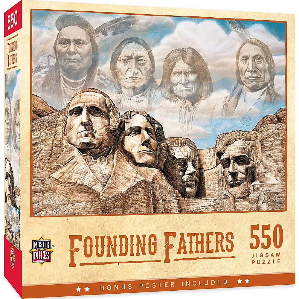 Master Pieces Puzzle Founding Fathers - 550 Teile