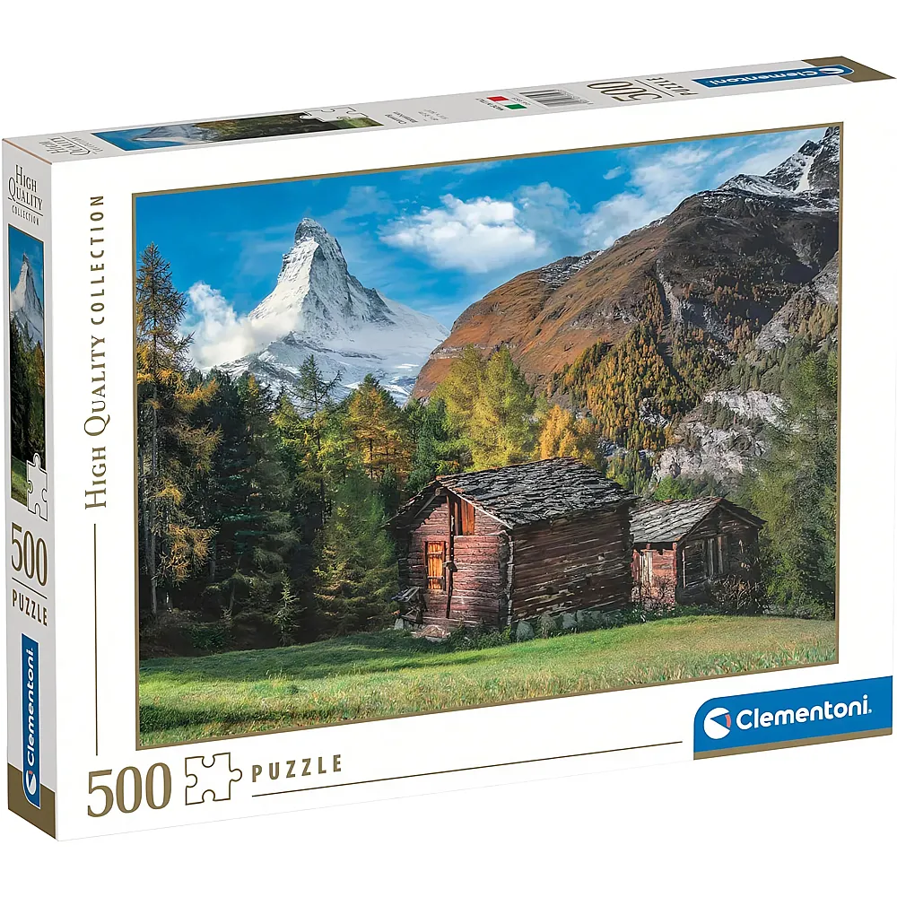 Clementoni Puzzle High Quality Collection Charming Matterhorn 500Teile