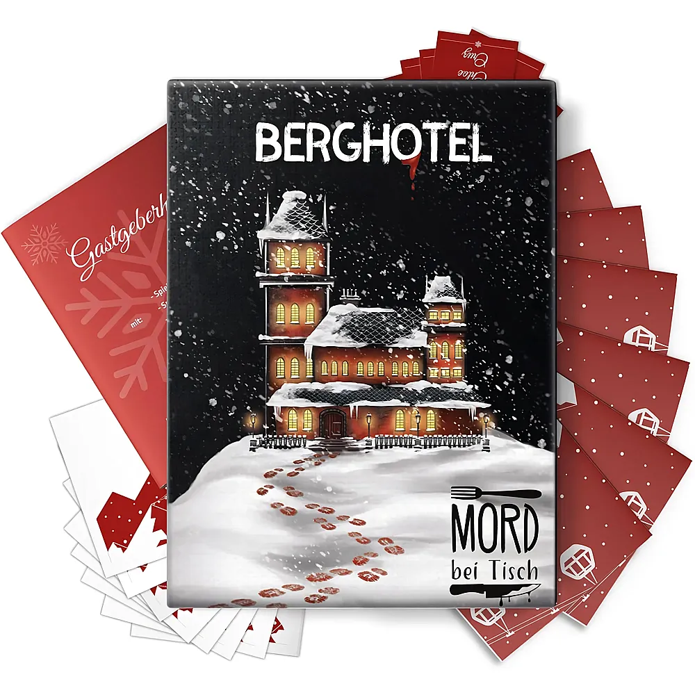 Mord bei Tisch Krimidinner f�r Zuhause - Der Berghotel Fall | Partyspiele