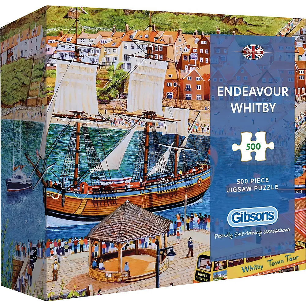 Gibsons Puzzle Endeavour Whitby - 500 Teile