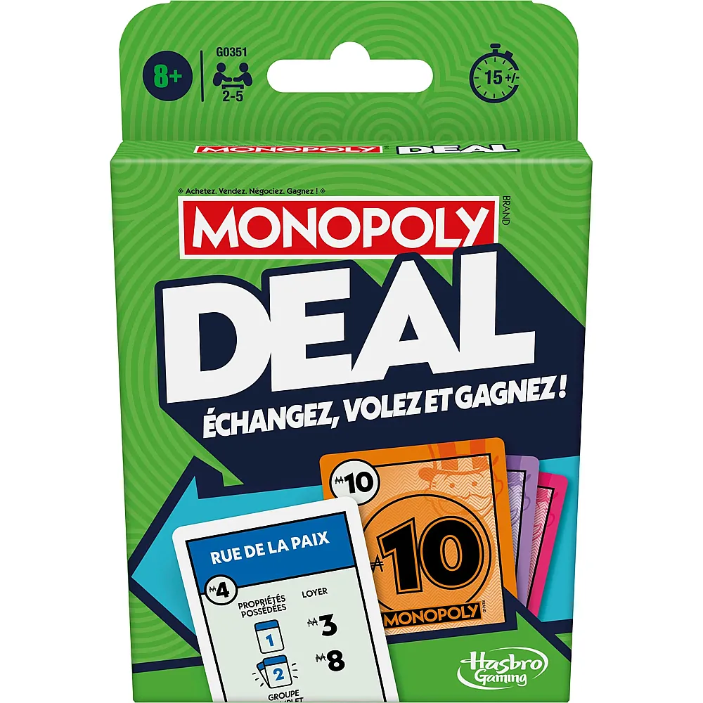 Hasbro Gaming Monopoly Deal FR