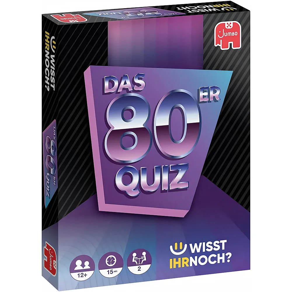 Jumbo Das 80er Quiz Wisst Ihr Noch, d ab 12 Jahren, 2 Spieler,
