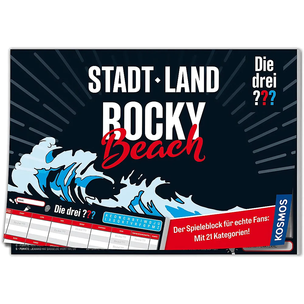 Kosmos Die drei  Stadt Land Rocky Beach
