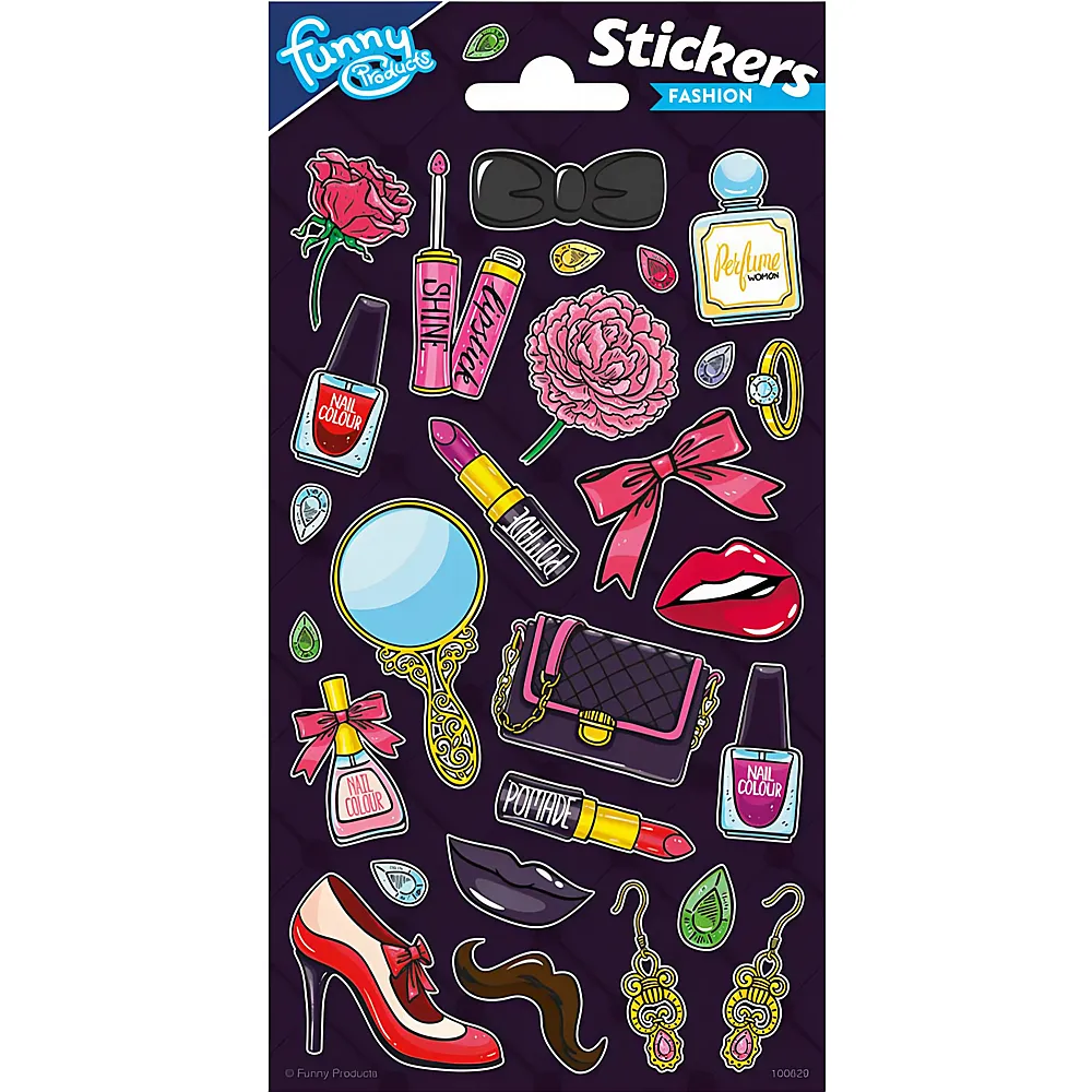 Totum Aufkleberbogen Glitter Fashion - Suche