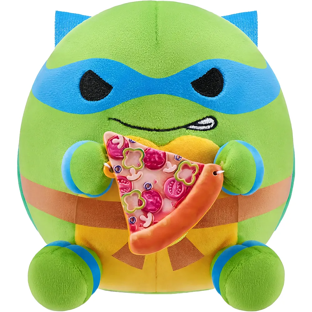 meinspielzeug - Zuru Snackles Teenage Mutant Ninja Turtles mit Pizza 13cm TMNT | Lizenzfiguren Pl�sch