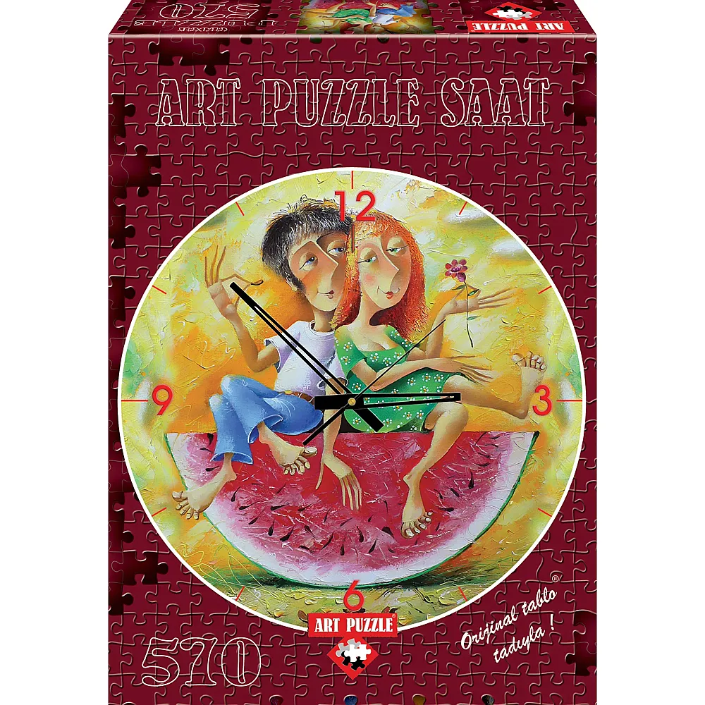 Art Puzzle Puzzle-Uhr - Ich liebe dich... 570Teile