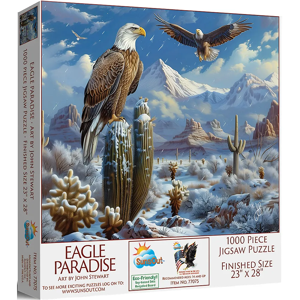 SunsOut Puzzle John Stewart Adler-Paradies - 1000 Teile