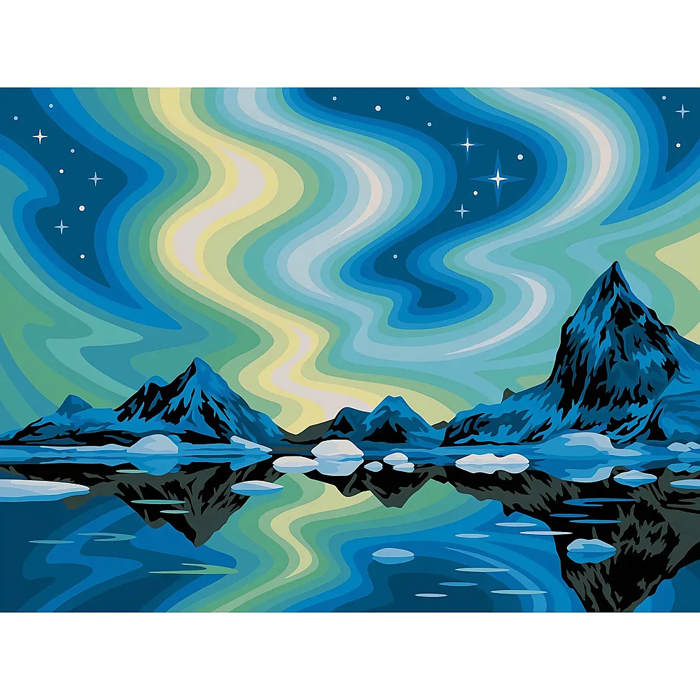 Ravensburger CreArt Canvas Edition Nordlichter