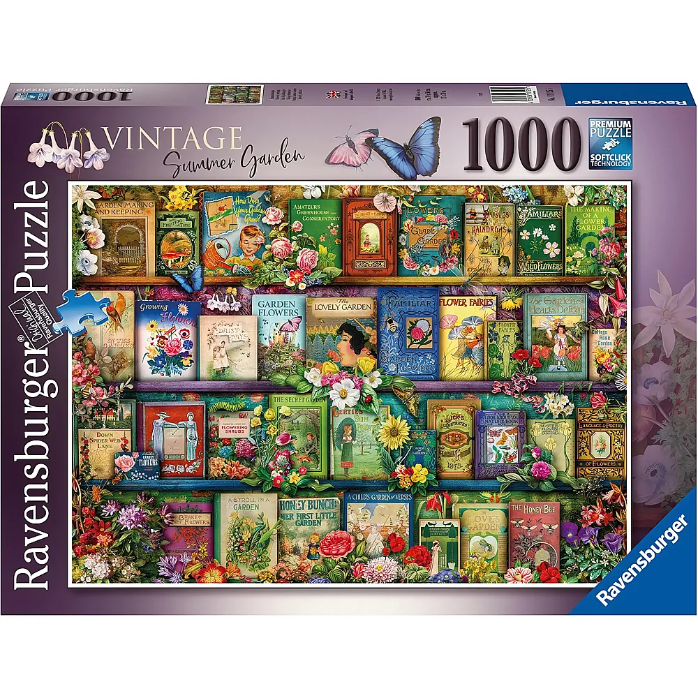 Ravensburger Puzzle Aimee Stewart Vintage Summer Garden - 1000 Teile