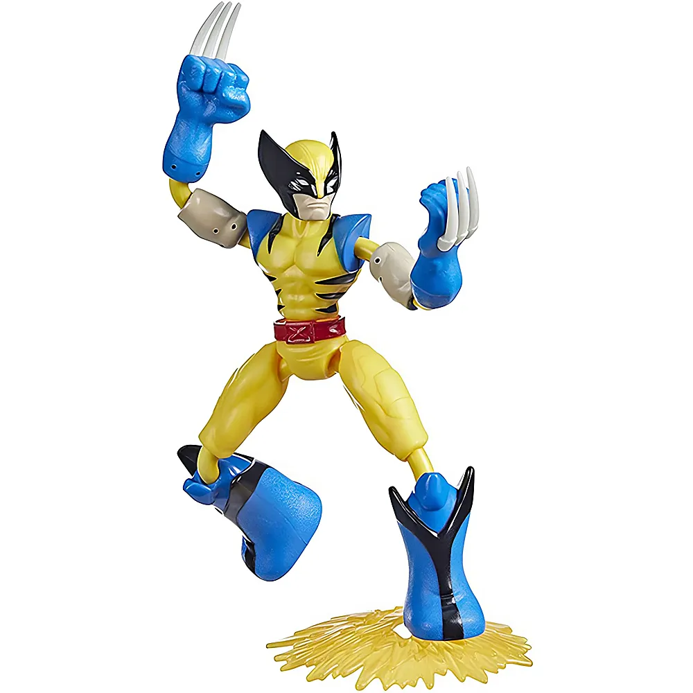 Hasbro Avengers Bend & Flex Wolverine Feuer-Mission 15cm