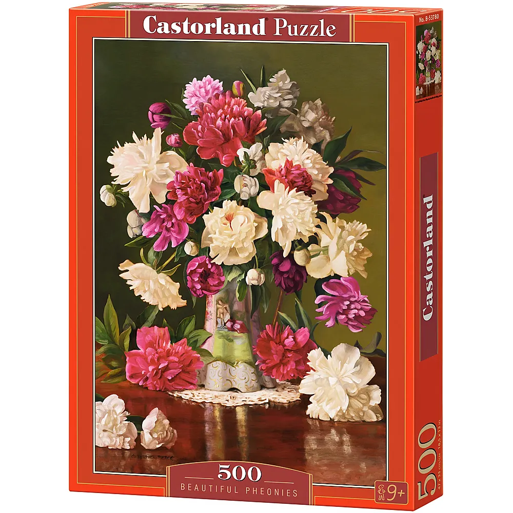 Castorland Puzzle Sch�ne Pfingstrosen 500Teile