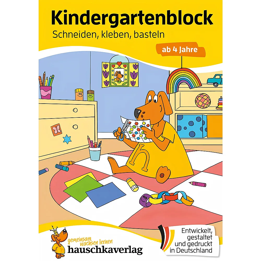Hauschka Verlag Kindergartenblock - Schneiden, kleben, b