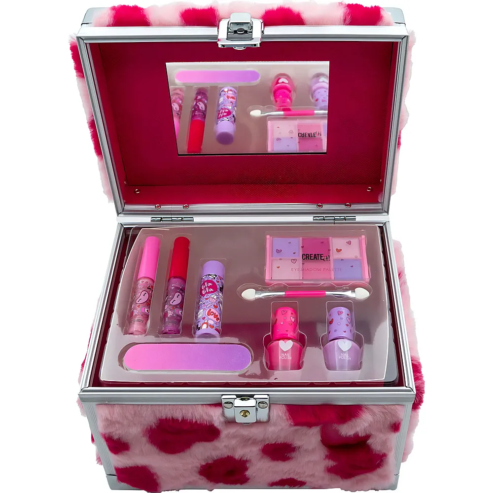 Create It Herz-Make-up-Etui Fluffy Hearts