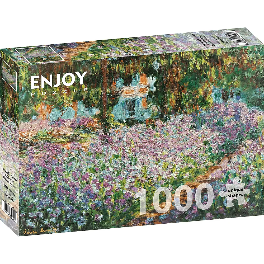 Enjoy Puzzle Claude Monet: The Artist Garden at Giverny - 1000 Teile