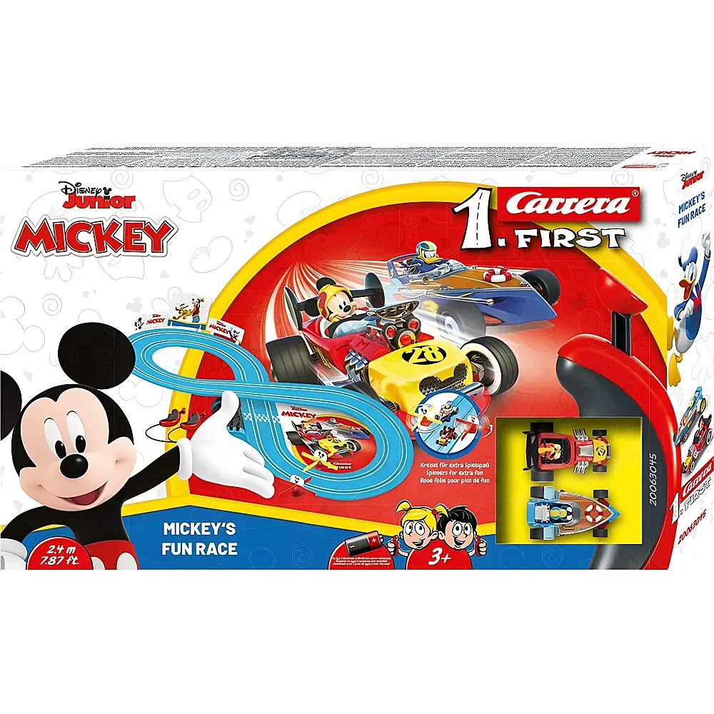 Carrera First Mickey Mouse Mickey's Fun Race 2,4m
