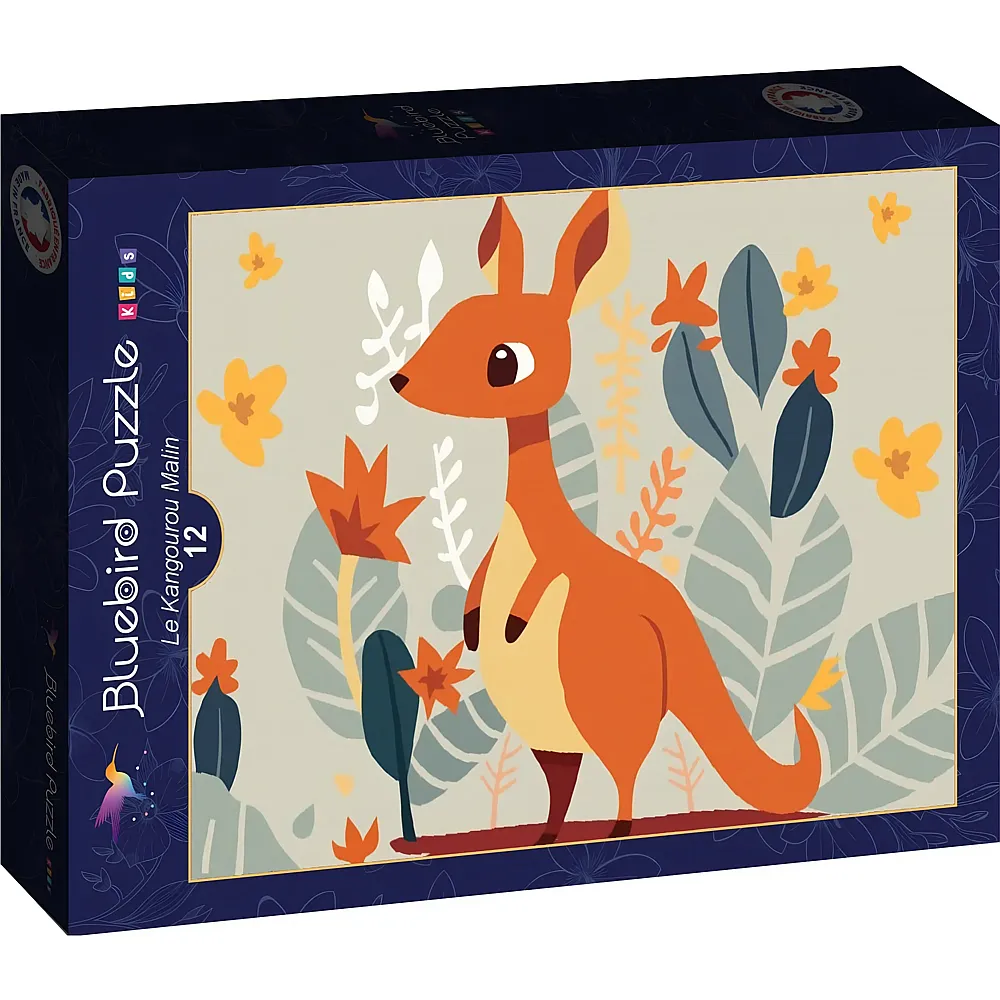 Bluebird Puzzle Le Kangourou Malin - 12 Teile