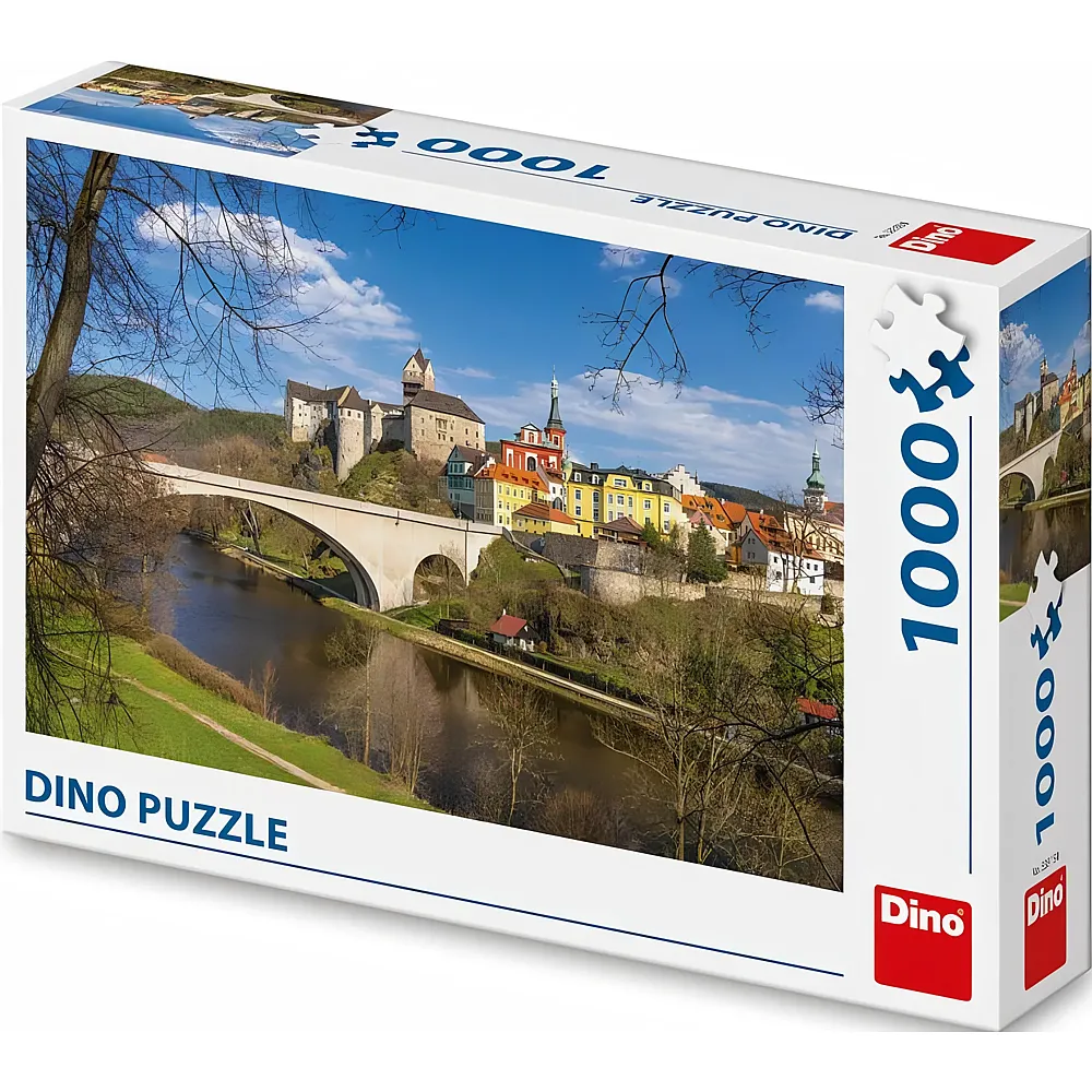 Dino Puzzle Burg Loket 1000Teile