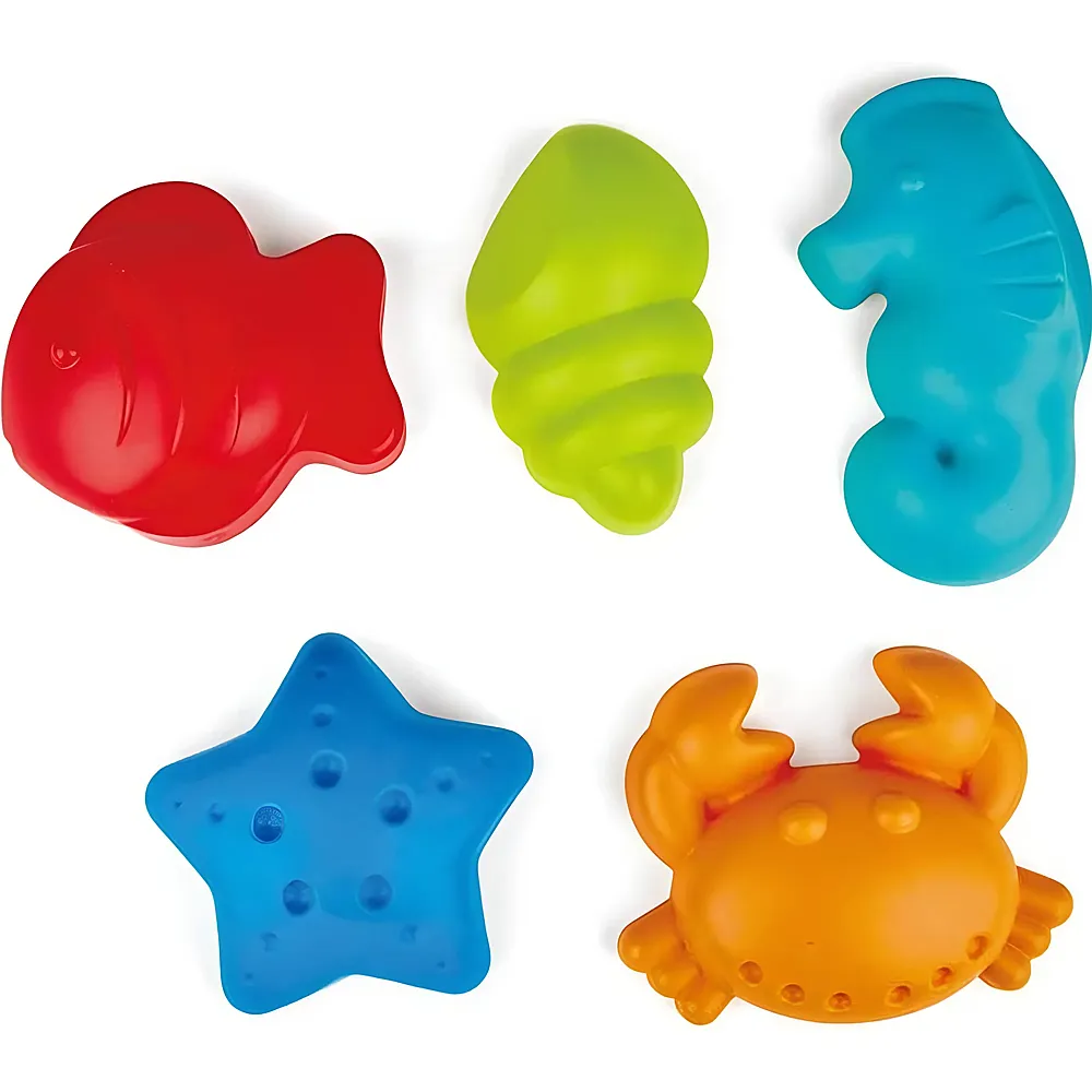 Hape Meerestiere Sandformset - 5 Teile