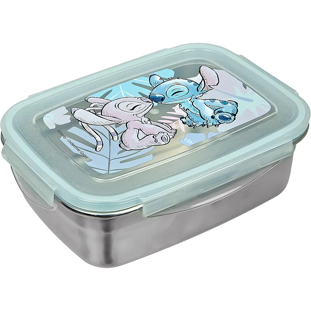 meinspielzeug - Undercover Lilo & Stitch Brotdose mit Gummidichtung | Essen & Trinken