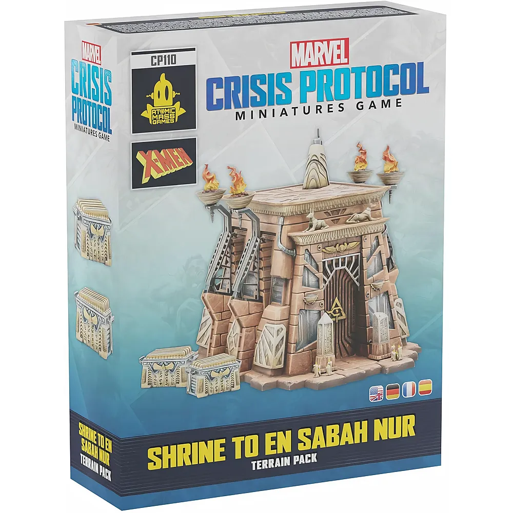 Atomic Mass Games Marvel: Crisis Protocol  Shrine to En Sabah Nur Schrein von En Sabah Nur, Gel�ndeset-Erweiterung, Tabletop, 2 Spieler, ab 14+ Jahren, 90-120 Minuten, Deutsch, Mehrsprachig