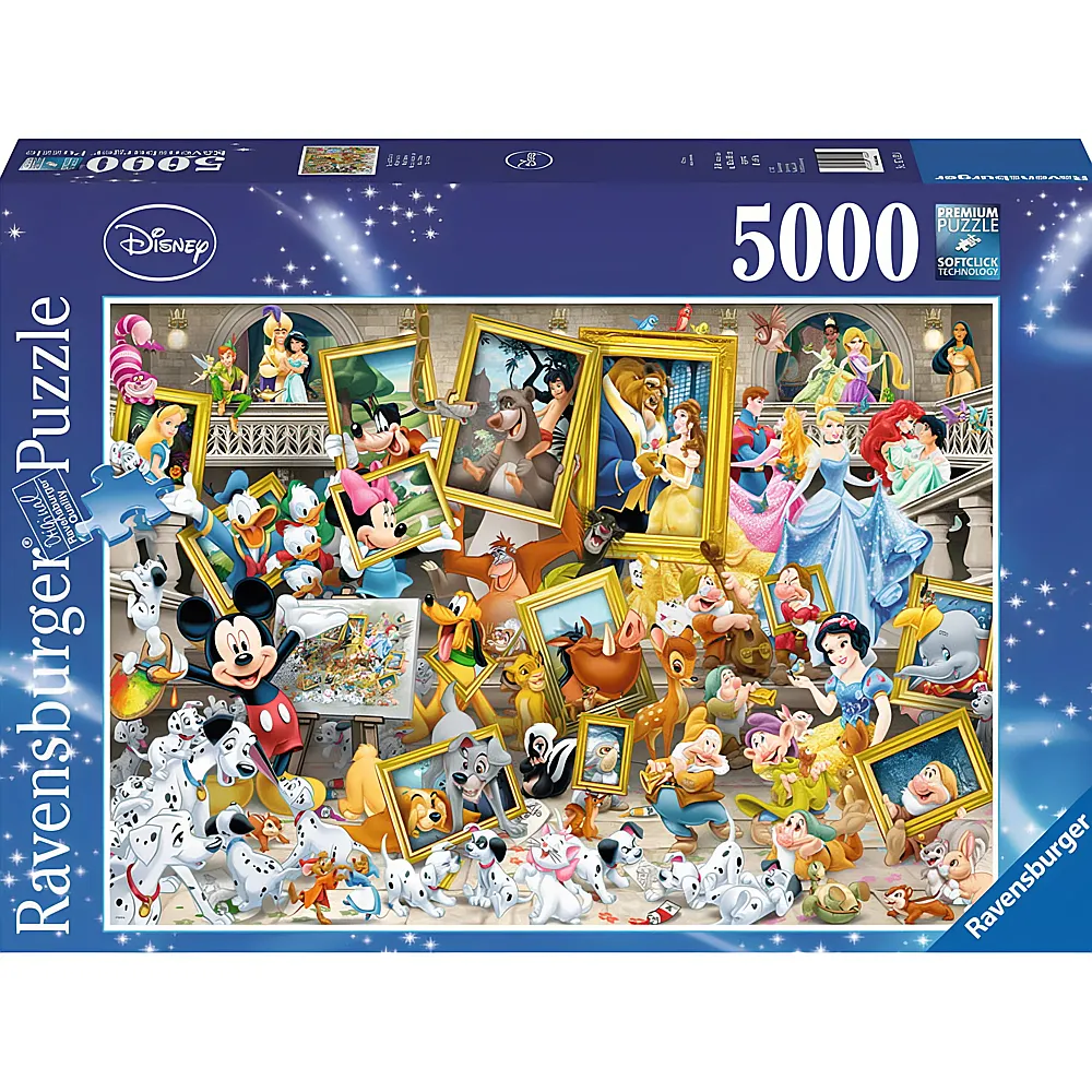 Ravensburger Puzzle Mickey Mouse als Knstler 5000Teile
