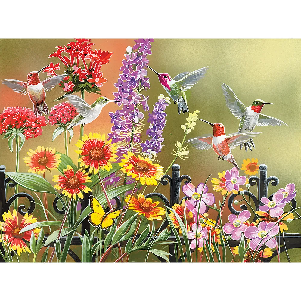 SunsOut Puzzle Puzzle 500 Teile XXL Teile - Kolibris am Tor - Suche