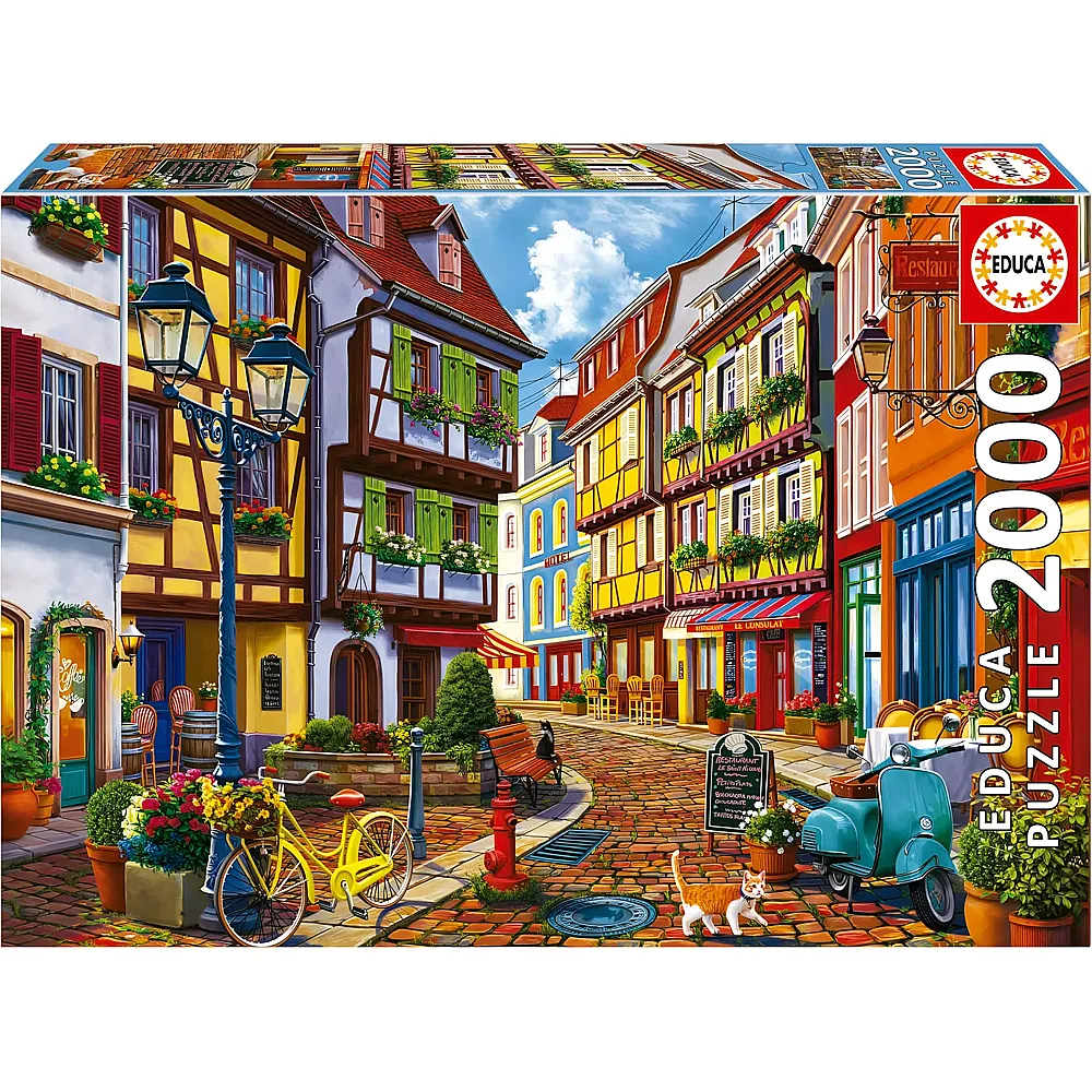 Educa Puzzle Strahlende Strasse - 2000 Teile
