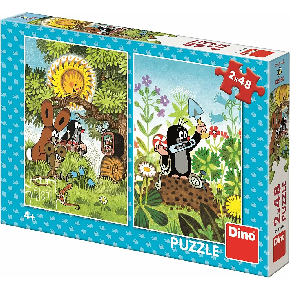 Dino Puzzle Der Maulwurf - 48 Teile