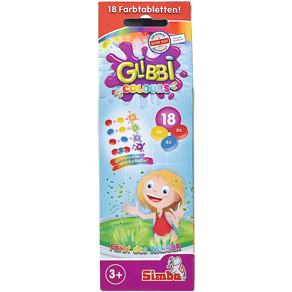 Simba Glibbi Colors Color Tablets - 18 Pieces