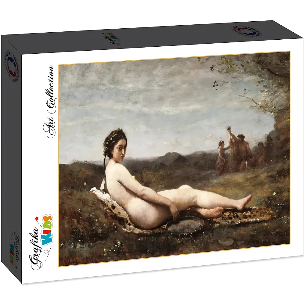 Grafika Puzzle Art Collection Grafika Kids Jean-Baptiste-Camille Corot: Repose, 1860 - 12 Teile