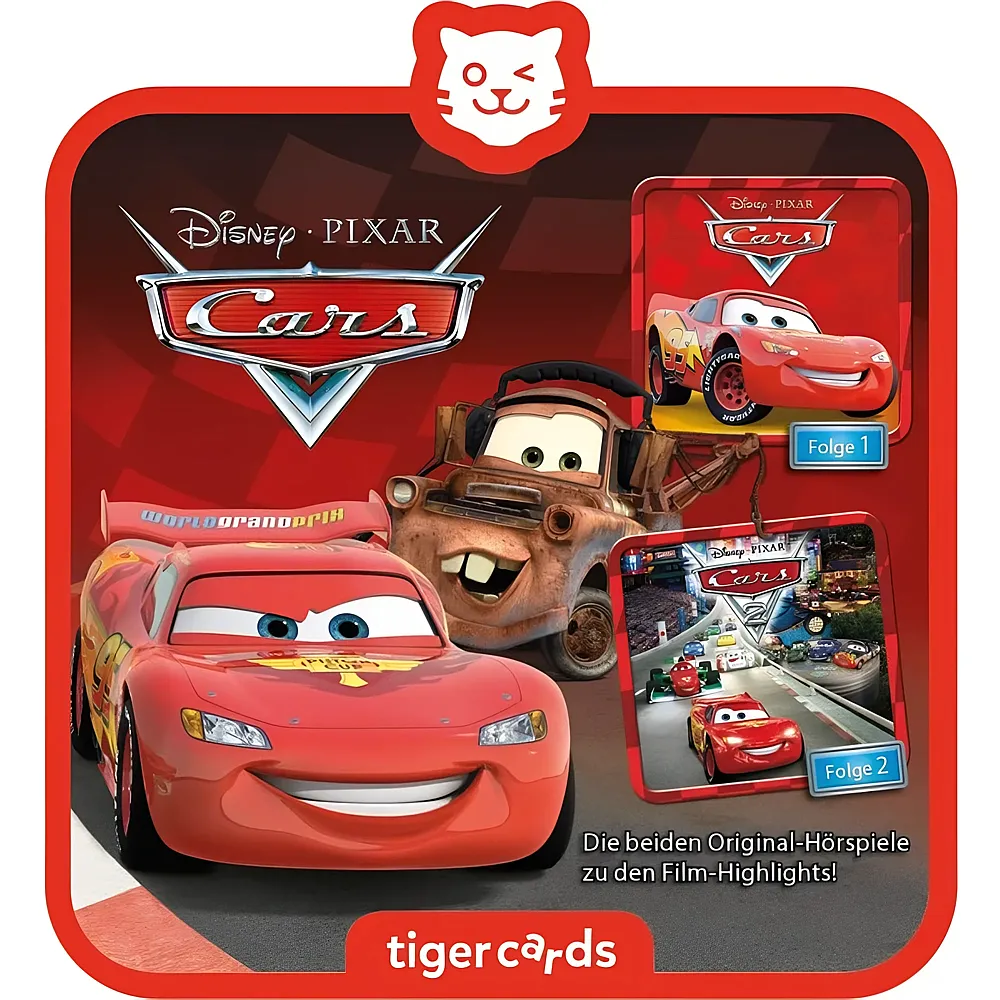Tigermedia tigercard Disney Cars 1 & Cars 2 DE