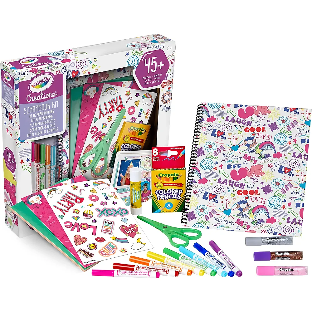 Crayola Kreiere dein Scrapbook-Album - Bastelsets