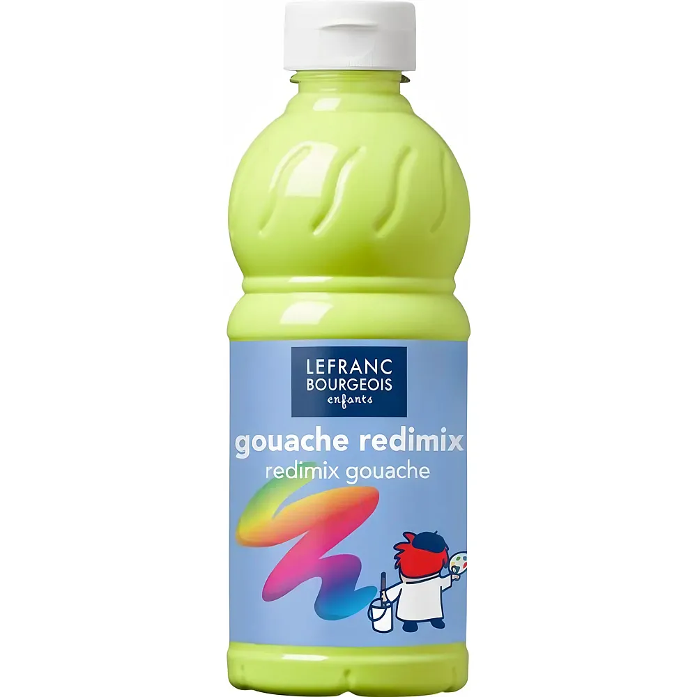 Lefranc Bourgeois Lfb Flssige Tempera Redimix 500ml Flasche - Fluo Gelb - Suche