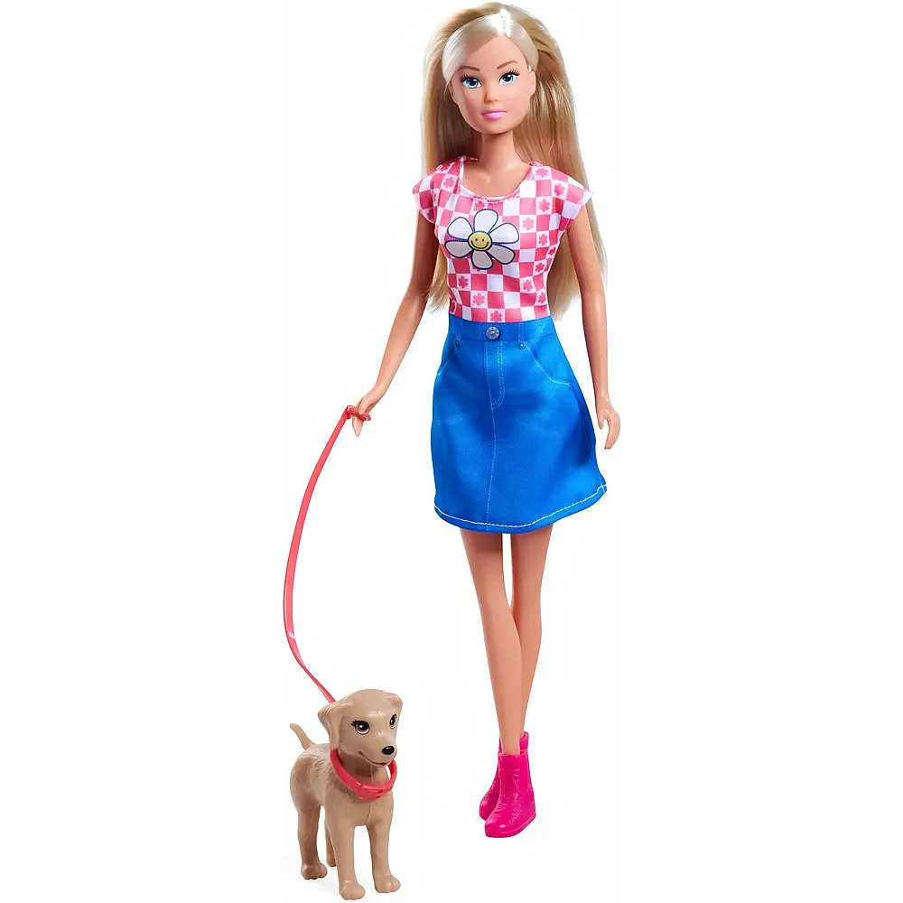 Simba Steffi Love Modepuppe mit Hund & Leine